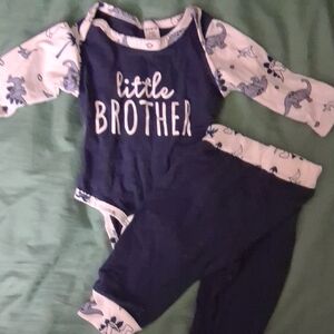 Little Brother Baby Outfit